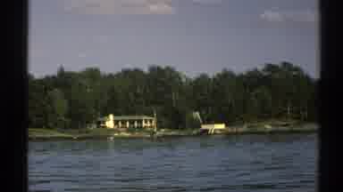 Norway (1976): Family House In The Middle Of The Vegetation Facing The Lake