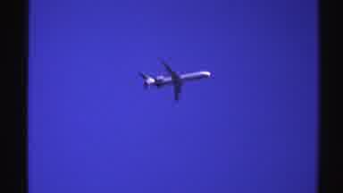 Norway (1976): Plane Flying Across The Blue Sky
