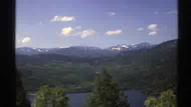 Norway (1976): Forest Trees And Lake Overview Beautiful Sitting
