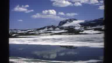 Norway (1976): A Beautiful Scene With A Snow Capped Mountain With A Clear Blue