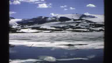 Norway (1976): Grainy Footage Of Snowy Mountain Landscape