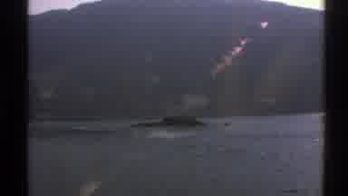 Norway (1976): Grainy Video Catching A Submarine Breaking The Surface Of The Ocean