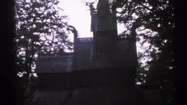 Norway (1976): House Abandoned Old Wood Forest Castle Dark Dusk Night