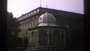 Norway (1976): A Large Pavilion In Front Of A Even Larger Building