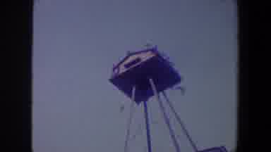 Iowa-1959: Old Building On Stilts