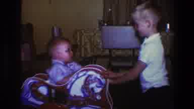 Saint Paul Minnesota (1973): Mom And Kids Playing Together