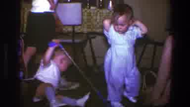Saint Paul Minnesota (1973): Family With The Kids Spending Time In The House