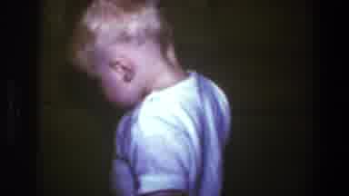 Saint Paul Minnesota (1973): Vintage Video Of A Toddler Strolling A Room And