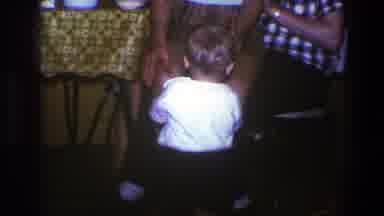 Saint Paul Minnesota (1973): Happy Family With Child Having Fun With Their Toy On