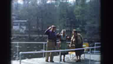 Novi Michigan (1961): Older Elderly People Enjoying Fishing Fun Together Near Dock