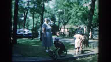 Wisconsin (1957): Gathering Of The Family Outside On A Nice Beautiful Day