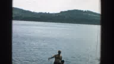 Wisconsin (1957): Family Spends A Day At The Lake Swimming Near The Shore