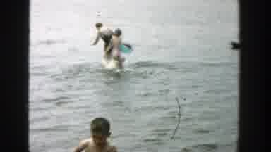 Wisconsin (1957): Family Time Splashing Around In The Water
