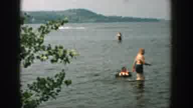 Wisconsin (1957): Vintage Footage Of Multiple Families Vacationing On Lake With