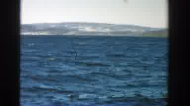 Wisconsin (1957): Panoramic View Of The Sea Man Fishing The Banks Of The Sea
