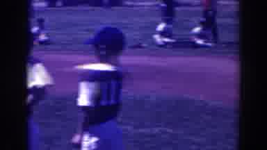 North Hollywood California-1961: Little League Baseball Team Prepares On Field