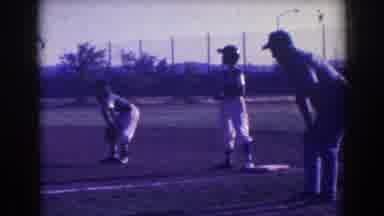 North Hollywood California (1961): Video Of People At A Baseball Game Both On And