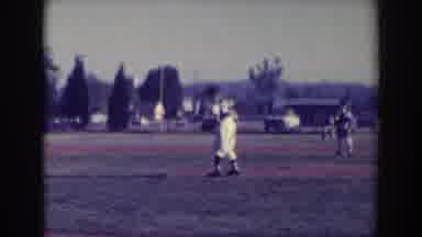 North Hollywood California (1961): Young Pitcher Pitches Baseball At Youth