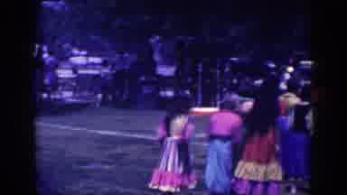 North Hollywood California (1961): People In Colorful Clothing Gathering Outside
