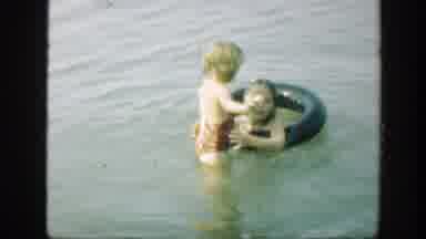 Connecticut (1947): Children Having Fun On The Sea