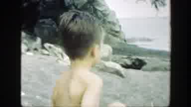Connecticut (1947): Young Boy And Girl Spending Time With Family At The Water As