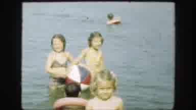 Connecticut (1947): Kids Spending Summer Days Near The Lake With Some Toys