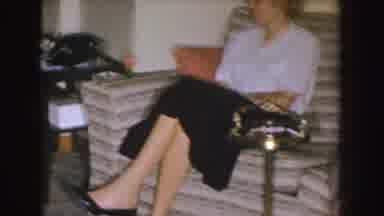 Nebraska (1955): A Woman And A Man Drinking Beer On The Sofa At Home