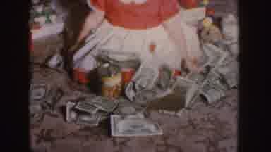 Nebraska (1955): A Child Sits Among Money And Other Items On A Christmas Morning