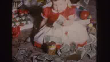 Nebraska (1955): Cute Happy Baby Receives More Birthday Gifts