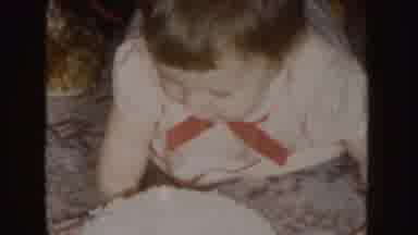 Nebraska (1955): Cute Baby Blows The Candle