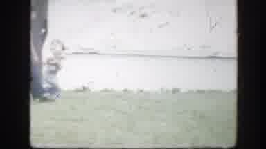 Florida (1945): The Toddler With Their Teddy Is Running Away From His Big Brother