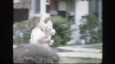 Florida (1945): Kids Running And Playing Having Fun Outside In A Unique Old Video