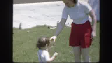 Florida (1945): Big Sister Handing Her Little Sister A Glass Of Water