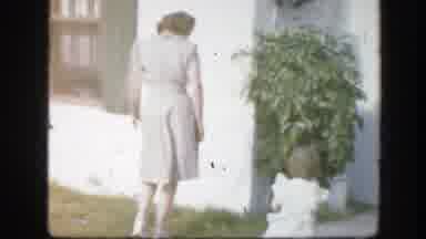 Florida (1945): Woman Walking Towards A Plant Then A Sea Is Shown Followed By A