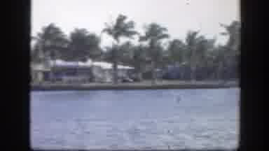 Florida (1945): Panning Video Of Houses On The Other Side Of A Body Of Water