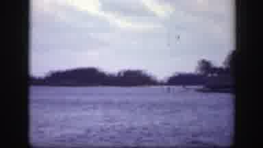 Florida (1945): View Of Blue Sea Water And Palm Trees On A Clear Day