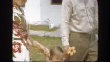 Florida (1945): A Mother And Father Walking And Playing With Their Young Daughter