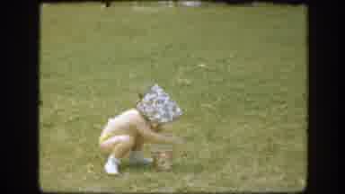 Florida (1945): Child Is Putting Things In A Basket And Bringing Them To The Man