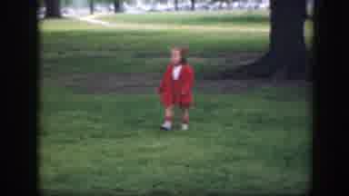 Washington DC (1945): This Little Girl In The Red Jacket With The Red Sock Is
