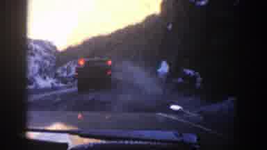 Aspen Colorado (1961): A Ti Driving On A Mountain Road With Some Snow