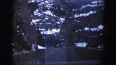 Aspen Colorado (1961): Approaching View Of Snow Covered Mountains On A Clear