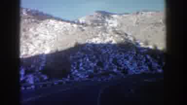 Aspen Colorado (1961): Taking It Slow On The Curved Mountain Roads Because Of The