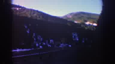 Aspen Colorado (1961): Somebody Filming Out Of The Window Of A Car Journey Through