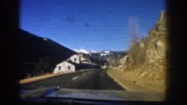 Aspen Colorado (1961): Approaching View Of White Building And Passing View Of
