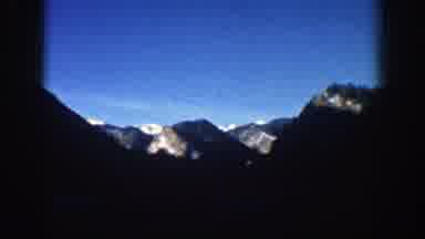 Aspen Colorado (1961): Someone Filming Mountains Full Of Ice And A Blue Sky