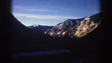 Aspen Colorado (1961): View Of Brown Mountains And Blue Sky On A Clear Day