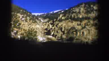 Aspen Colorado (1961): Different Shades Of Green Mountains With Snowy Caps