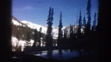 Aspen Colorado (1961): From Inside A Car We Have The Beautiful View Of The