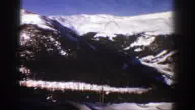 Aspen Colorado (1961): Snowy Plain With Tree Tops Visible