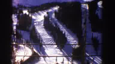 Aspen Colorado (1961): The Snow Covered Alps From Top View
